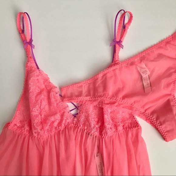 Victoria Secret Babydoll Dream Angel Pink - Picture 4 of 15